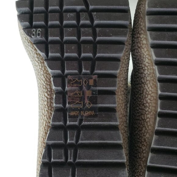 Patrizia by Spring Step Anicia Boots Womens 5.5-6 36 Brown Lined Lace/Zip Up - Picture 10 of 12